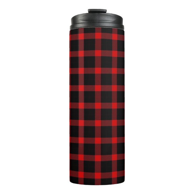 Christmas flannel   thermal tumbler (Front)