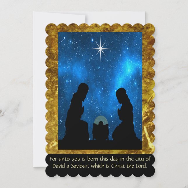 Christmas Flat Card (Front)