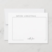 Christmas Flat Card