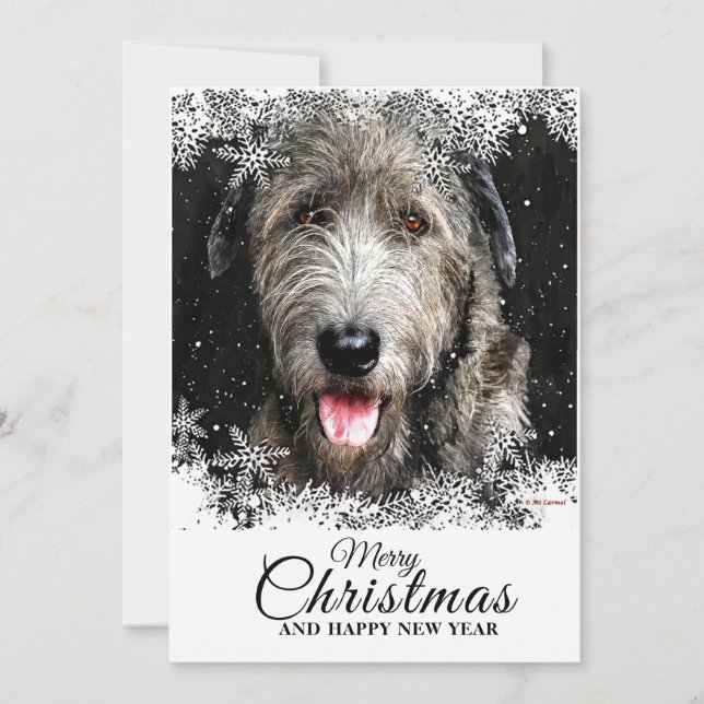 Christmas Flat Holiday Card (Front)