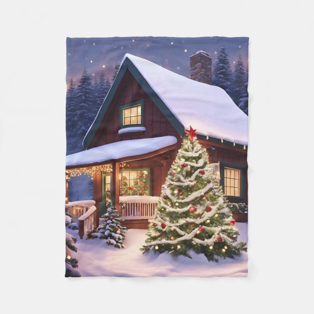 Christmas Fleece Blanket (Front)