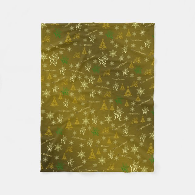 christmas fleece blanket (Front)