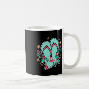 Christmas Flip Flops Hawaiian Summer Christmas In  Coffee Mug