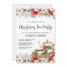 Christmas Floral Afternoon Tea Holiday Party