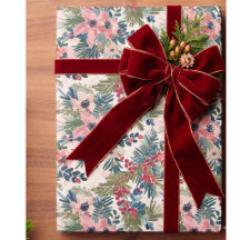 Christmas Floral Holiday Botanical