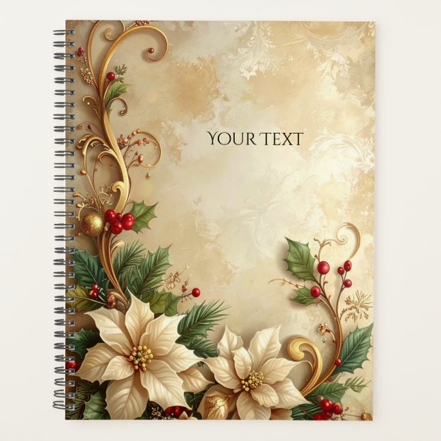 Christmas Floral Holiday Planner (Front)