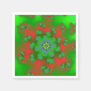 Christmas Floral Sprinkles Napkin