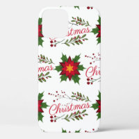 Christmas floral wreath winter pattern floret holi