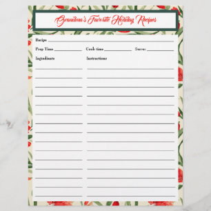 Christmas Florals Card