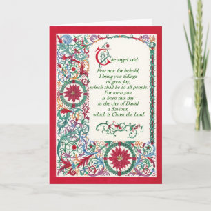 Christmas ~ Florentine Scrollwork Greeting Card