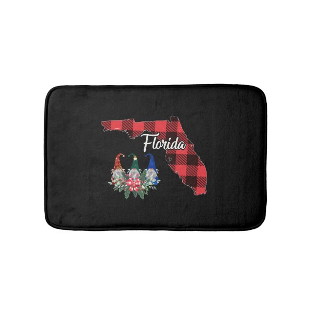 Christmas Florida  Bath Mat (Front)