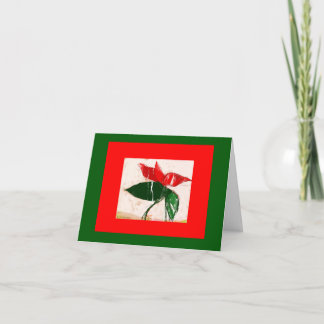 Christmas Flower card