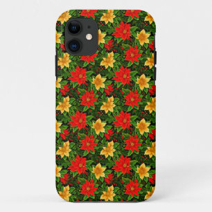 Christmas Flowers Seamless Pattern-69956 iPhone 11 Case