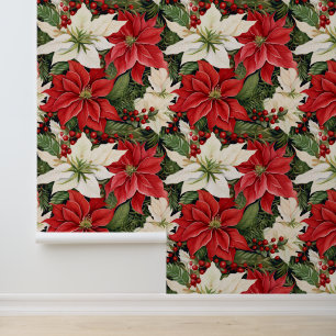 Christmas Flowers Wallpaper
