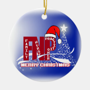 CHRISTMAS FNP ORNAMENT FAMILY NURSE PRACTITIONER