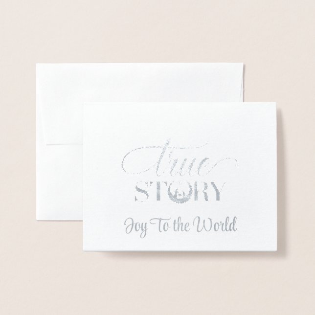 Christmas Foil Card (Front With Envelope)