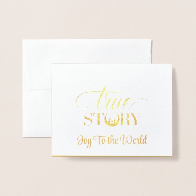 Christmas Foil Card (Front With Envelope)