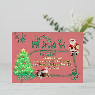 christmas Foil Holiday Card