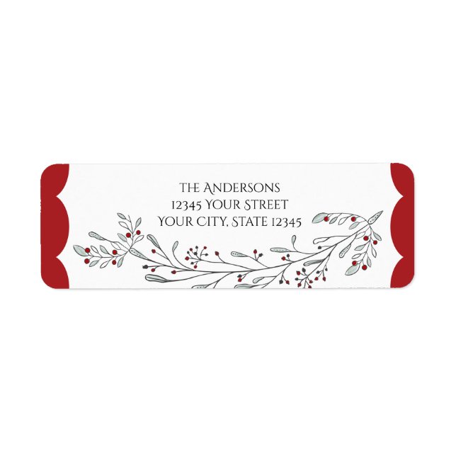 Christmas Foliage and Berries (Front)