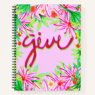 Christmas Foliage - Give Notebook
