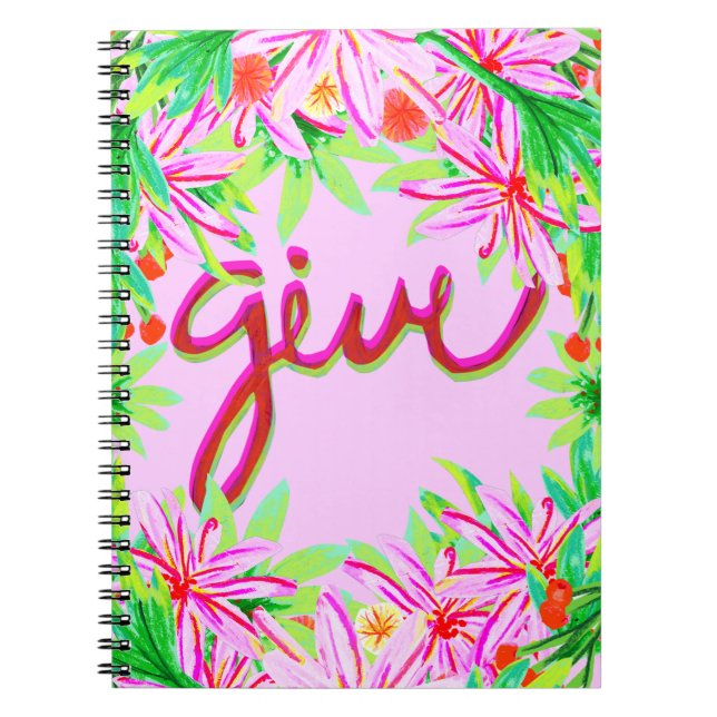 Christmas Foliage - Give Notebook (Front)