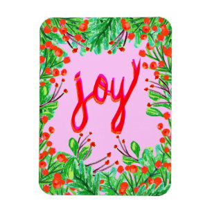 Christmas Foliage - Joy Magnet