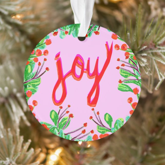 Christmas Foliage - Joy Ornament (Tree)