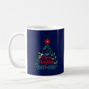 Christmas Foliage Leaves Coffee Mug