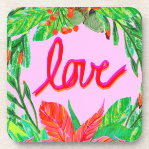 Christmas Foliage - Love Coaster
