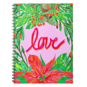 Christmas Foliage - Love Notebook