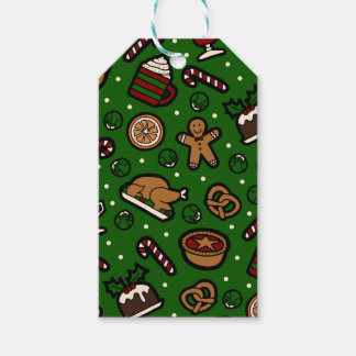 Christmas Food Gift Tag in Green