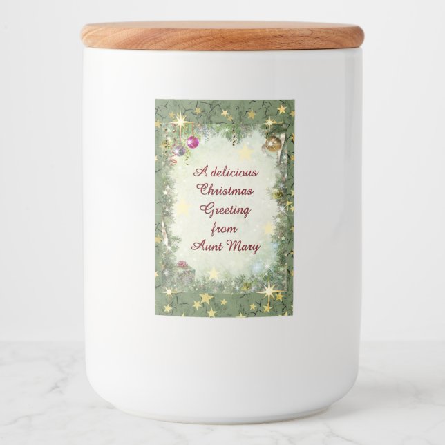 Christmas Food Label (Front)