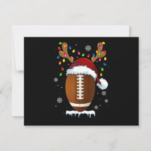 Christmas Football Ball Lights Funny Boys Men Spor