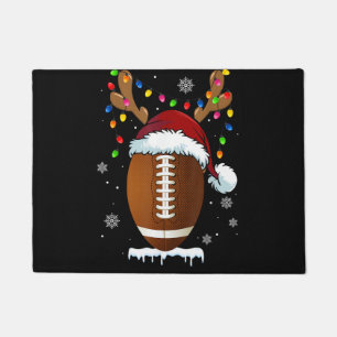 Christmas Football Ball Lights Funny Boys Men Spor Doormat