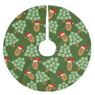 Christmas Football  Brushed Polyester Tree Skirt