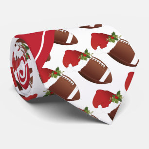 Christmas Football Design Tie