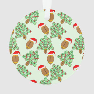 Christmas Football Ornament