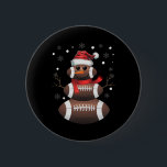 Christmas Footll Snowman Kids Footll Christmas Wom 6 Cm Round Badge<br><div class="desc">Christmas Footll Snowman Kids Footll Christmas Women Men</div>