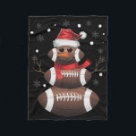Christmas Footll Snowman Kids Footll Christmas Wom Fleece Blanket<br><div class="desc">Christmas Footll Snowman Kids Footll Christmas Women Men</div>