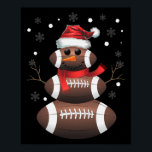 Christmas Footll Snowman Kids Footll Christmas Wom Poster<br><div class="desc">Christmas Footll Snowman Kids Footll Christmas Women Men</div>