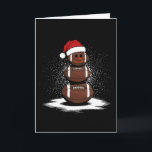 Christmas Footll Snowman Santa Claus Coach Men Wom Card<br><div class="desc">Christmas Footll Snowman Santa Claus Coach Men Women Kids</div>