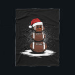 Christmas Footll Snowman Santa Claus Coach Men Wom Fleece Blanket<br><div class="desc">Christmas Footll Snowman Santa Claus Coach Men Women Kids</div>