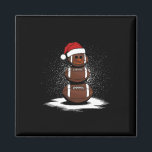 Christmas Footll Snowman Santa Claus Coach Men Wom Magnet<br><div class="desc">Christmas Footll Snowman Santa Claus Coach Men Women Kids</div>