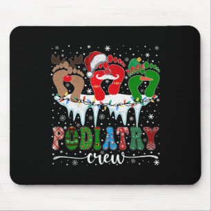 Christmas Footprint Doctor Podiatrist Podiatry Cre Mouse Mat