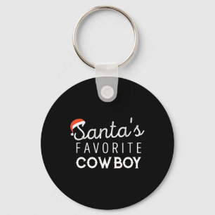 Christmas For Cowboys Key Ring