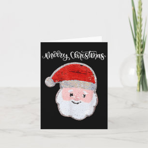 Christmas For Girls And Boys Flip Sequin Santa Ugl Card