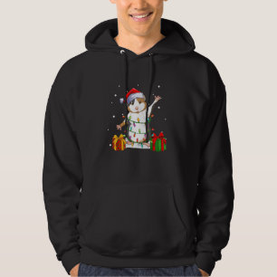 Christmas for men women kids Santa Guinea Pig Hoodie
