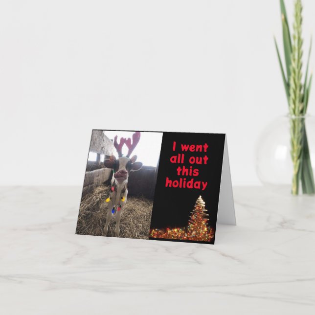 CHRISTMAS FOR MY LOVING **HUSBAND** HOLIDAY CARD (Front)