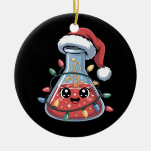 Christmas For Scientist Chemist Chemistry Science Ceramic Tree Decoration