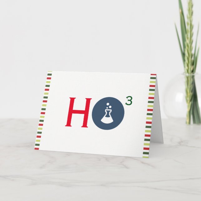Christmas For Scientists Card! Holiday Card (Front)